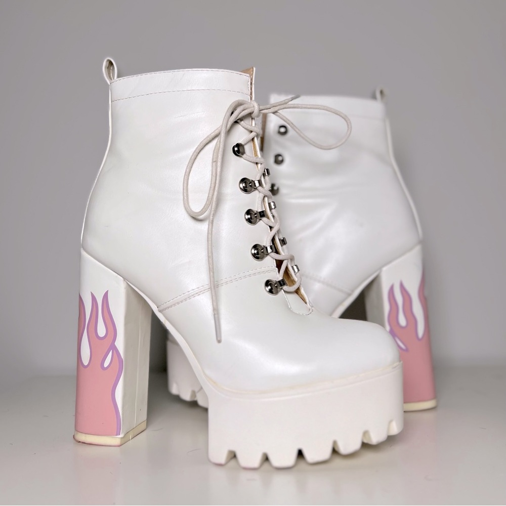 Lamoda icy hustler flame boots